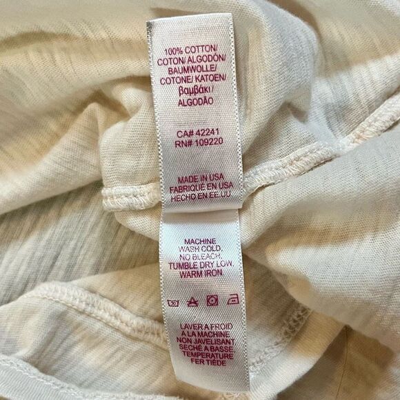 Velvet By Graham & Spencer Vintage Slub Cotton Dress Quarter Bell Sleeve Small - Picture 9 of 10